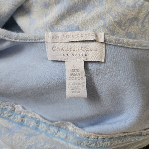 Charter Club Printed Cotton Nightie - Picture 7 of 10